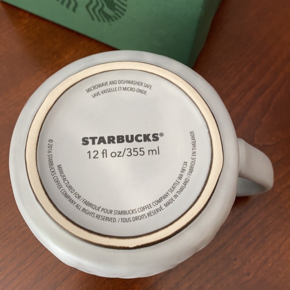 Starbucks ceramic light grey mermaid mug - Picture 6 of 8